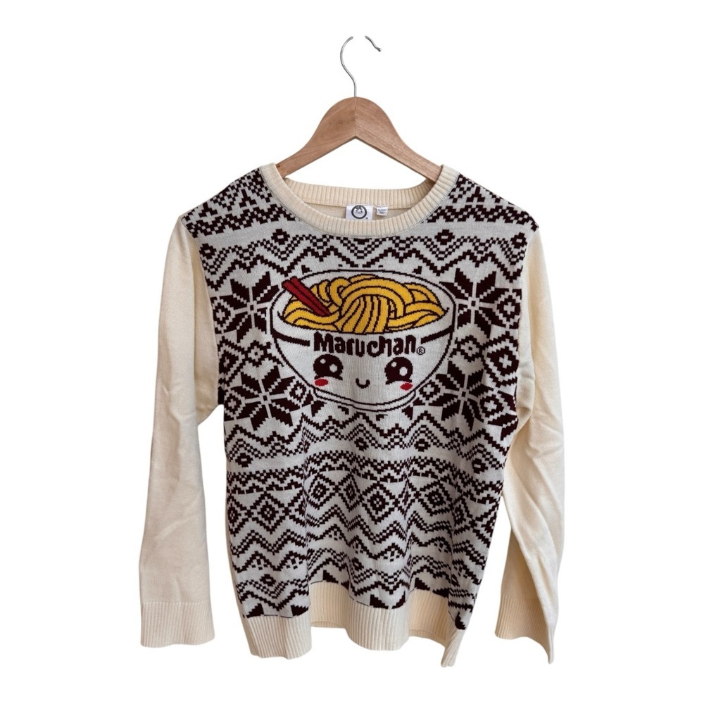 Maruchan Ramen Graphic Crew Neck Sweater Unisex Kids Size XXL